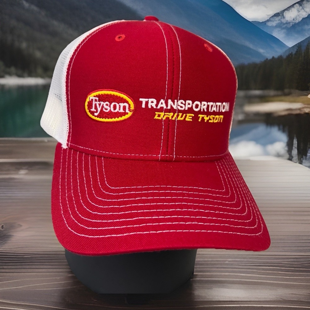 Tyson Transportation Drive Tyson Men Red Richardson Trucker Hat Snapback OS